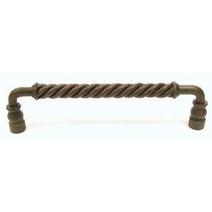   : Top Knobs M672 Normandy Twisted Bar Handle Steel: Home Improvement