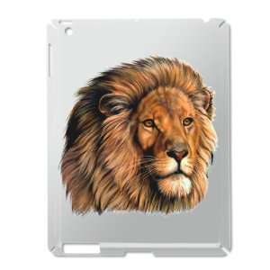  iPad 2 Case Silver of Lion Artwork 