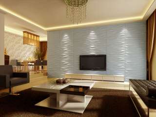 Branches Design 3D Glue on Wall Panel Plant Fiber Material  
