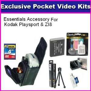  Kit For The Kodak Zi8 Pocket Video Camera & Playsport Video camera 