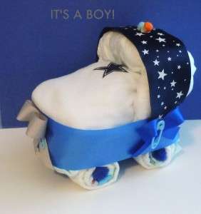 Dallas Cowboys Boys/Girls Diaper Bassinet, Baby Shower Gift  