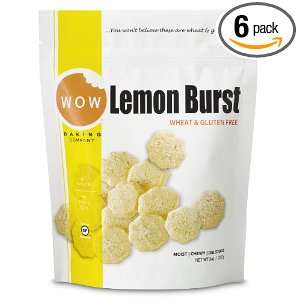 WOW BAKING COMPANY Cookies, Lemon Burst, 8 Ounce (Pack of 6):  