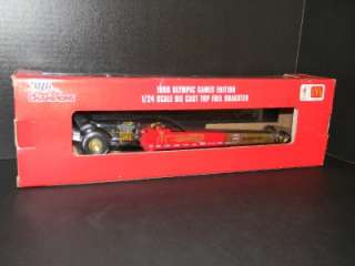 RC 124 NHRA MCDONALDS OLYMPIC GAMES FUEL DRAGSTER NRFB  