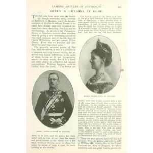    1906 Holland Queen Wilhelmina Prince Henry Het Loo 