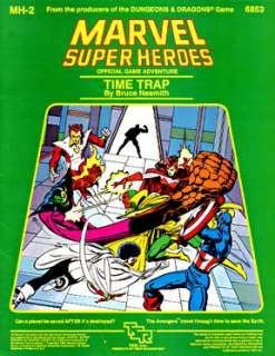 TIME TRAP Marvel Super Heroes TSR 6853 Avengers MH 2  