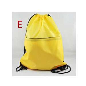 19x15 String Bags Drawstring Backpack Tote School Bag Bookbags Sport 