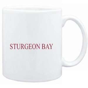 Mug White  Sturgeon Bay  Usa Cities 