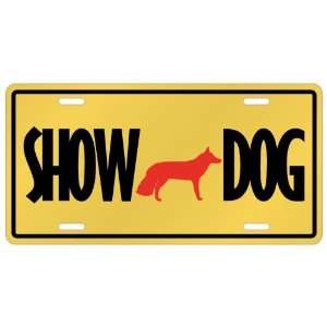   White German Shepherd Dog / Show Dog  License Plate Dog Home