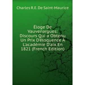   aix En 1821 (French Edition): Charles R.E. De Saint Maurice: Books