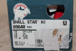 Made in USA Vintage Converse All Star Chuck Taylor Hi 89640 Red Vtg 