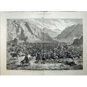  Afghanistan War 1880 Charge Punjab Cavalry Shahjui Army 