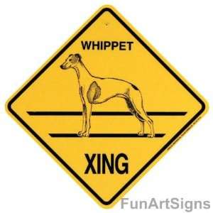  Whippet Crossing Xing Sign