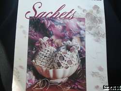 Crafts CROCHET LACE SACHETS 6 Designs by Halliday LA #2297 NEW Free 
