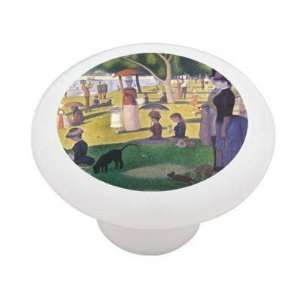Sunday Afternoon in the Park by Seurat Decorative High Gloss Ceramic 