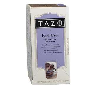 TAZO Earl Grey Tea, 20 Count Tea Bags (Pack of 3):  Grocery 