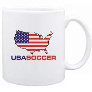  New  Usa Soccer / Map  Mug Sports