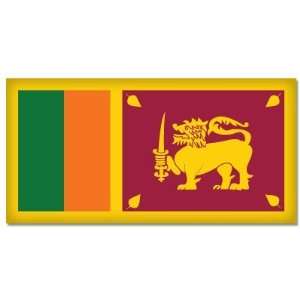  Sri Lanka Ceylon Flag car bumper sticker decal 6 x 3 