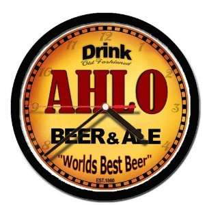  AHLO beer and ale wall clock: Everything Else