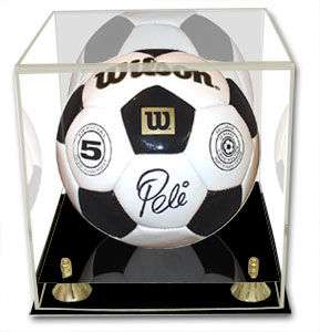 BCW Brand Soccer Ball Display Case Storage Soccerball Protection 