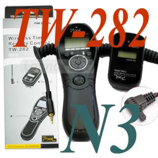  TW 282/N3 Wireless Timer Remote for Canon 5D2 7D 1D 50D 40D 30D  