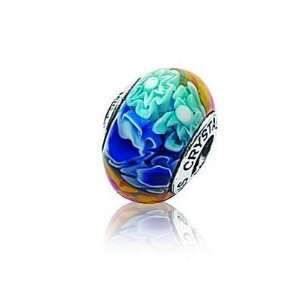  Sterling Silver Colorful Murano Glass Bead Jewelry
