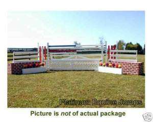 SHOW RING Package 76PC Wooden Horse Jumps   6ft Reg $6007  