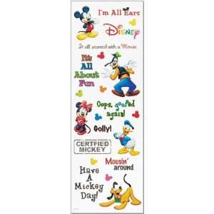 New   Disney Phrase Sticker Mickey by Sticko Patio, Lawn 