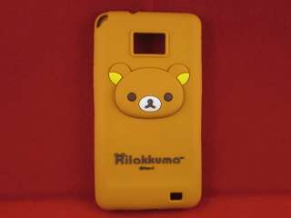 cute Soft Silicone 3D Teddy Bear Rubber Case Cover For samsung galaxy 