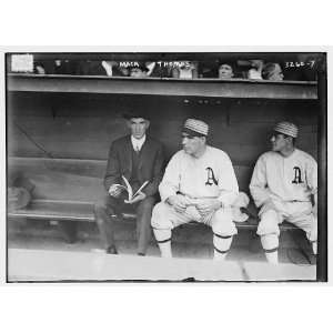  Connie Mack & Ira Thomas (coach),Philadelphia AL (baseball 