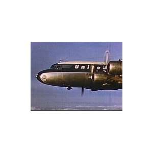  United Airlines 6534 DC 6 Vintage Aviation Movies DVD 