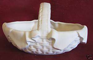   Bisque Napkin Basket Kimple Mold 678 U Paint Ready To Paint  