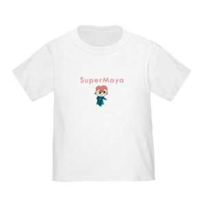    Personalized Maya SuperMaya Super Hero Infant Toddler Shirt: Baby