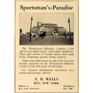  1928 Ad Westchester Biltmore Country Club Rye PGA Golf 