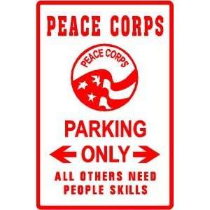 PEACE CORPS PARKING volunteer share govt sign