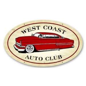 West Coast Auto Vintage Metal Sign