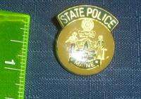 MAINE STATE POLICE DIECAST PIN MINT! FREE SHIPPING  