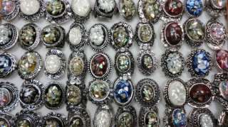 New listing wholesale jewelry lots 10pcs Nature cameo shell Rings free 