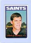 1972 Topps Football, Saints CHARLIE DURKEE #34 NM MT