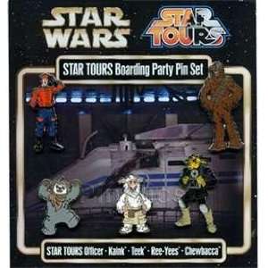 Disney Pin Set   Star Wars Celebration 5 Event   Star Tours Boarding 