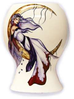 Moon Dreaming Porcelain Fairy Vase Jessica Galbreth  