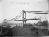 1900s photo Manhattan Bridge from Brooklyn  