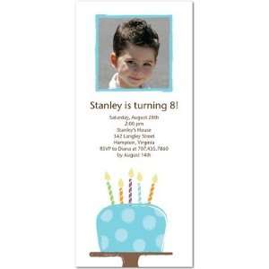  Birthday Party Invitations   Dotted Cake: Teal By Sb Ann 