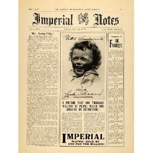 1918 Ad Imperial Dry Plate Camera Film Photography Cricklewood J 