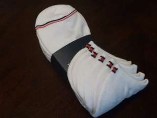 Tommy Hilfiger Mens Ankle Socks 3 pair White Sz 7 12  