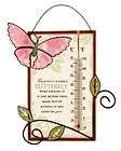 Whispering Wings Thermometer   Butterfly Sunset Vista Designs Free 