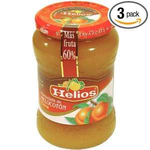 Helios Peach Spread, 22.60 Ounce Glass Jar (Pack of 3)  