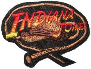 Indiana Jones Logo Embroidered Patch Dr Junior Whip Hat  