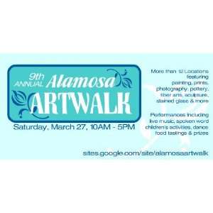 3x6 Vinyl Banner   Alamosa Art Walk 