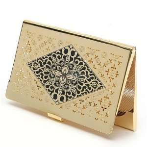  Silver J Gold plated business card holder, credit card 