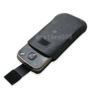 New Leather Case Pouch + LCD Film For NOKIA N86 8MP j  